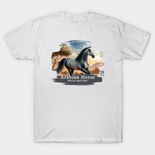 Arabian Horse - WILD NATURE - HORSE -14 T-Shirt